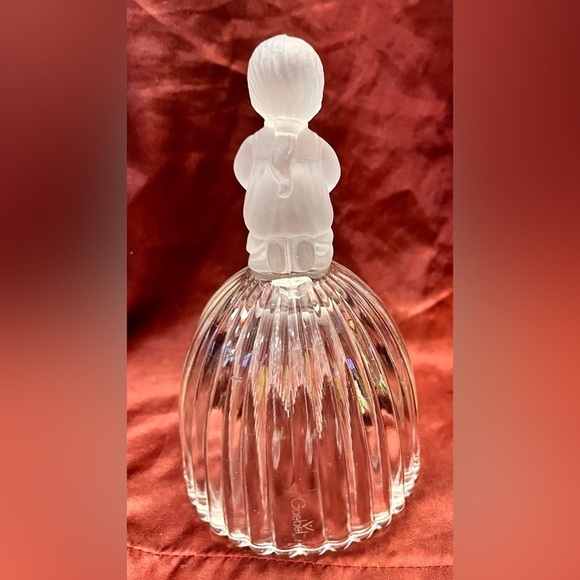 House of Goebel 1978 Crystal Bell Girl Praying Prayer West Germany Tags VTG New - Picture 13 of 13